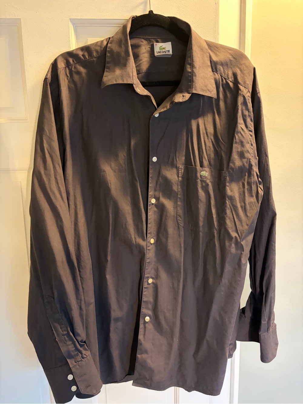 Lacoste Men's Long-Sleeve Dress Shirt - Brown